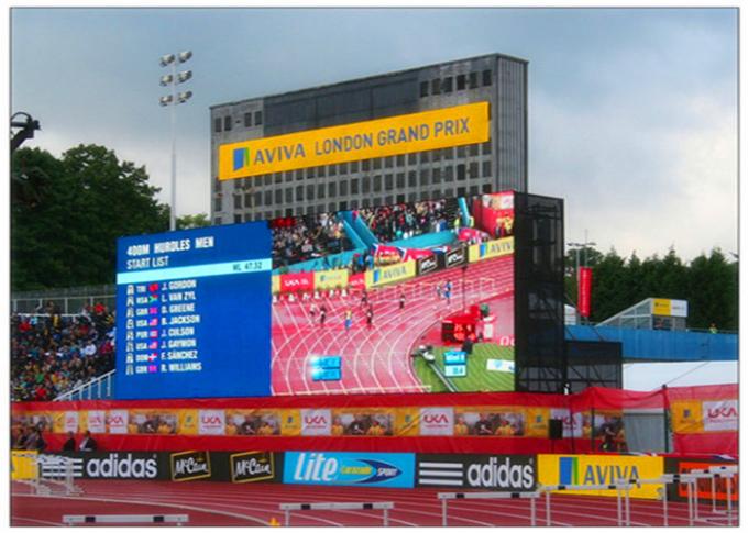 1R1G1B Outdoor SMD LED Display P8 , Stage Background Full Color LED Curtain Wall