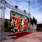 Outdoor IP43 SMD3528 2000cd/sqm Rental LED Display Curtain