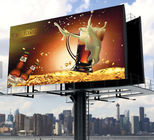 P6 Full Color Outdoor High Contrast LED Screen Billboard With Iron Cabinet