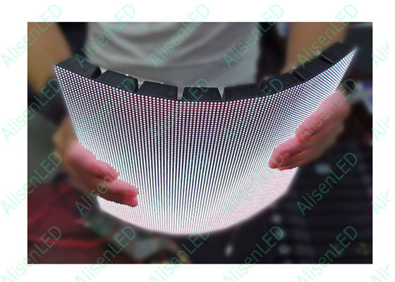 Indoor Flexible LED Screen IP68 Humidity P1.953 Curved Video Screen