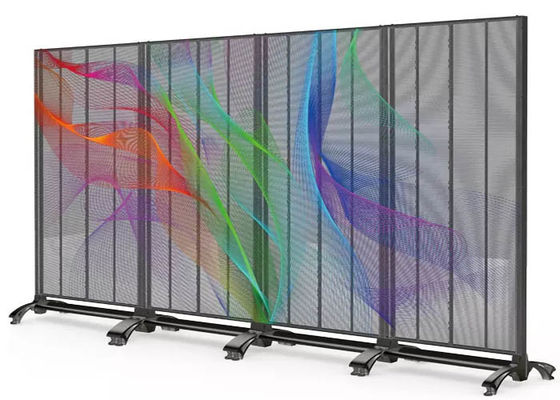 Dustproof Transparent LED Display Screen IP65 P3.91 Outdoor Digital Signage