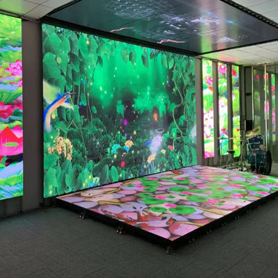 500mmW*1000mmH GOB Adjustable LED Floor Screen Panel with Colorful Display
