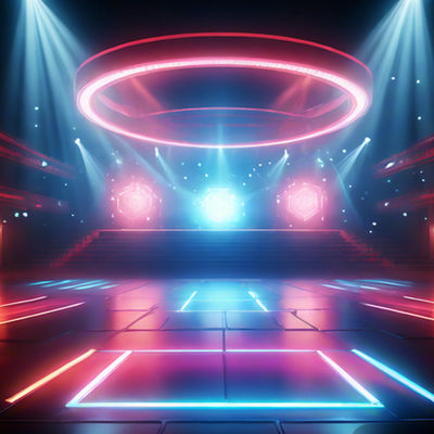 P2.3 Rental LED Floor Display High Contrast Ratio And 14-20bit Gray Scale For Your Event