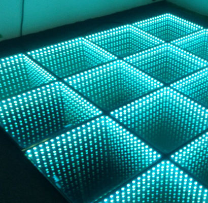 128×128 Cabinet Resolution LED Floor Screen with 16 Bit Color Processing Technology