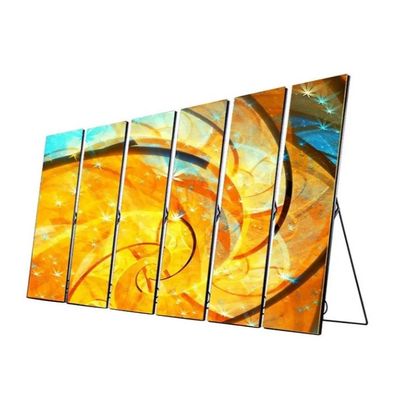 1920x640x33mm HD Commercial LED Display Screen Poster Floor Standing For Advertising Outdoor