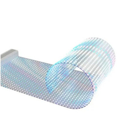 Full Color Transparent LED Display Screen , See Through Transparent Glass LED Screen Wall
