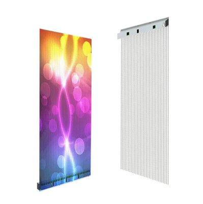 P6.25 92% High Transparency Flexible Transparent LED Screens For Shipping