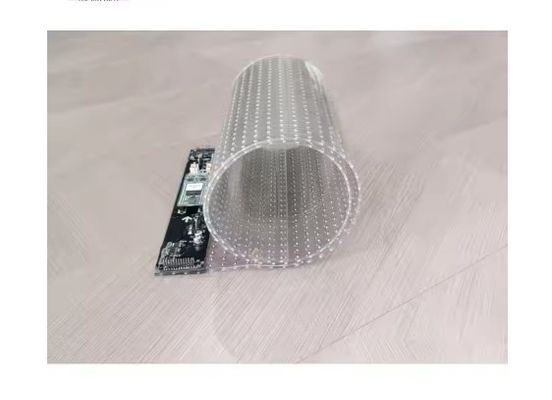 Flexible Transparent LED Film P6.25, Glass Wall Lightweight High Brightness outdoor